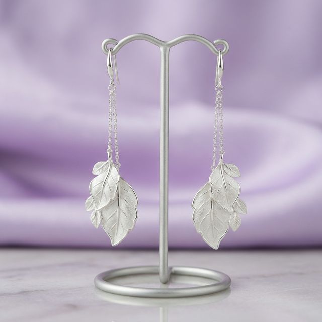 Petal Silver Earrings